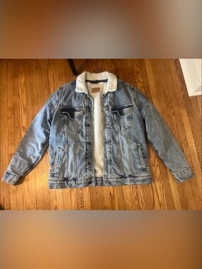 Taylor Swift Light Blue Sherpa Denim Jacket